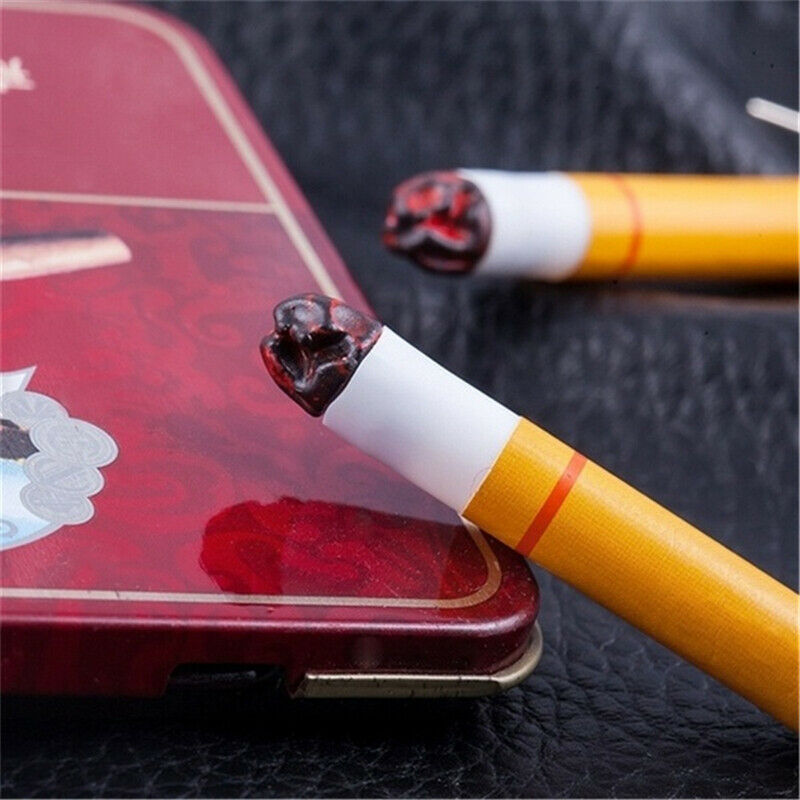 Funny Cigarette Shape Earrings OR Keychain | Punk Smoked Fashion Dangle/Stud | Jewelry Gift | Hypoallergenic | White Trash Party