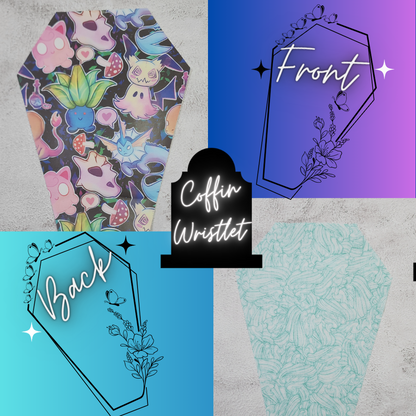 CUSTOM | Spooky Mash Up Coffin Wristlet Clutch | Gotta Catch em all | Add on