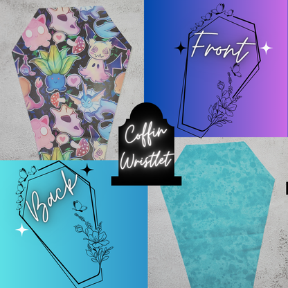 CUSTOM | Spooky Mash Up Coffin Wristlet Clutch | Gotta Catch em all | Add on
