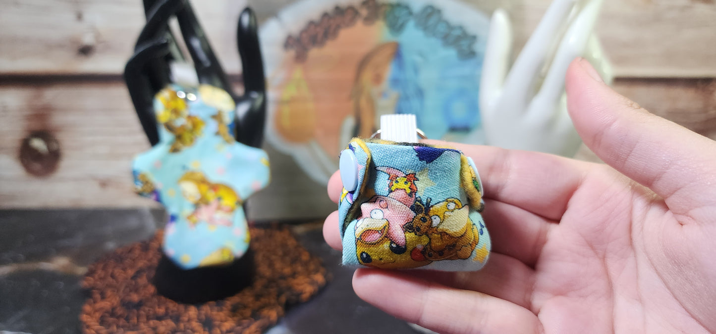 Dress Up Gotta Catch em All Cloth Diaper & Cloth Pad Keychain | Set or Singles