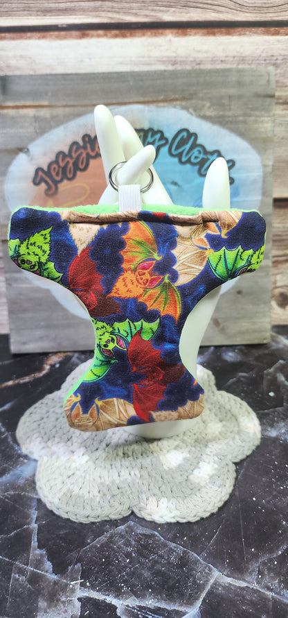 Halloween Bats | Large Cloth Diaper Keychain