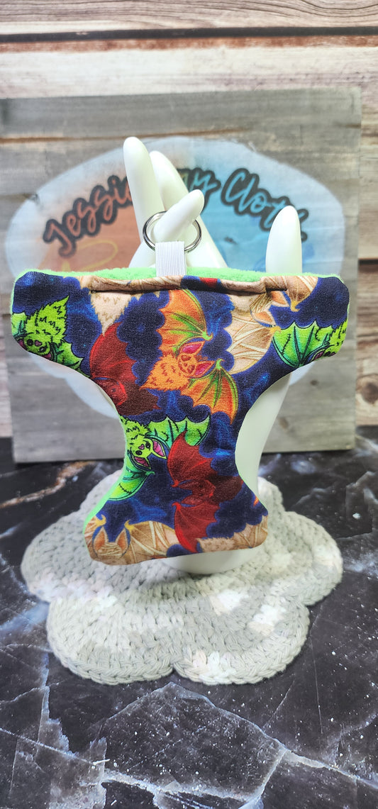 Halloween Bats | Large Cloth Diaper Keychain