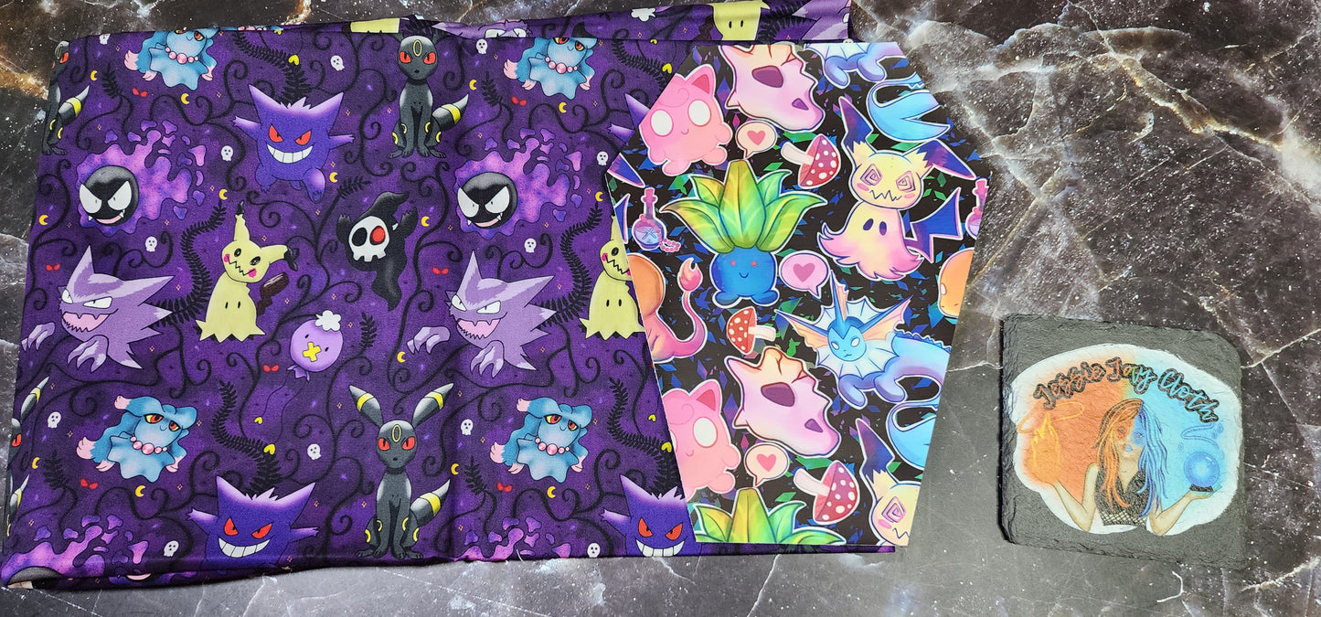 CUSTOM | Spooky Mash Up Coffin Wristlet Clutch | Gotta Catch em all | Add on