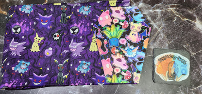 CUSTOM | Spooky Mash Up Coffin Wristlet Clutch | Gotta Catch em all | Add on