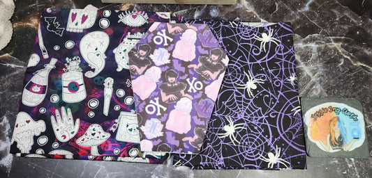 CUSTOM | Purple Wednesday Coffin Wristlet Wallet | Add on | Horror, Spooky