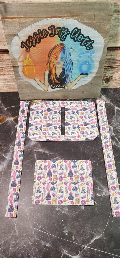 Spooky Magic, Witchy, Pocket Pal Wallet | Card Holder, Wristlet | Set or Singles