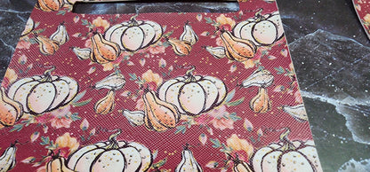 Floral Pumpkin Fall Pocket Pal Wallet | Card Holder, Wristlet | Set or Singles