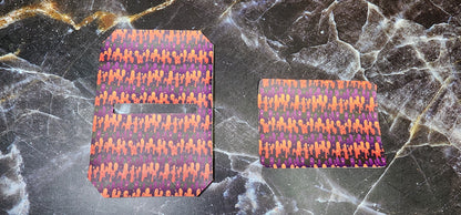 Halloween Color Drip Fall Pocket Pal Wallet | Card Holder, Wristlet | Set or Singles