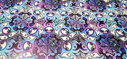 CUSTOM | Colorful Spookdala| Coffin Wristlet Wallet | Add on