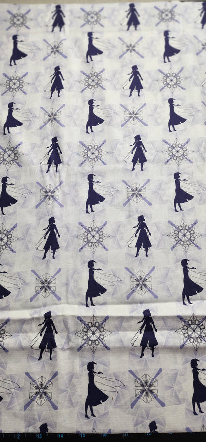 Frozen Girls, MEDIUM Grocery Bag Holder | Pre-cut just needs sewn together