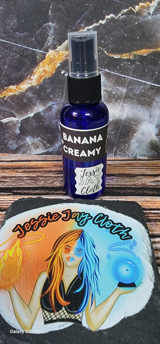 BANANA CREAMY Ready to Ship | 2 oz (60ml) Room Spray | Car Freshener, Air Fresher, Linen Spray