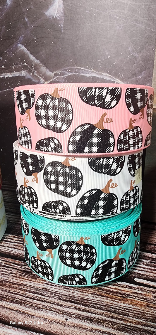 Lip Balm Holder | 3 Colors Plaid Pumpkins | Can hold gloss/balm/sugar scrub up to 5.5"