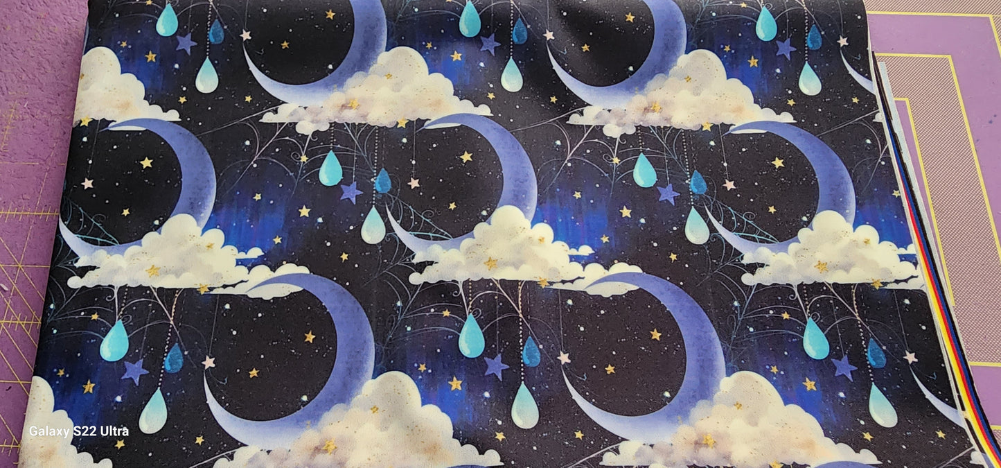 Celestial Charms | Custom PUL Lined Pad Wrapper | Multi Use Wet Bag