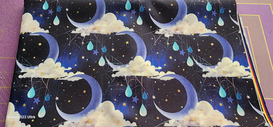 Celestial Charms | Custom PUL Lined Pad Wrapper | Multi Use Wet Bag