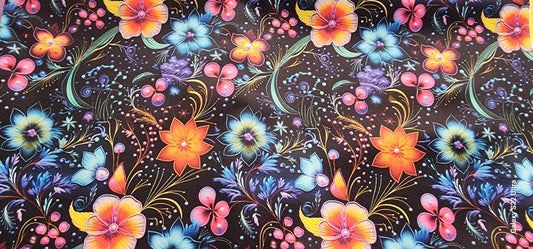 Floral Whisp | Custom PUL Lined Pad Wrapper | Multi Use Wet Bag
