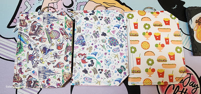 Fast Food, Taco, Burger etc. | Pocket Pal Wallet | Card Holder, Wristlet | Set or Singles