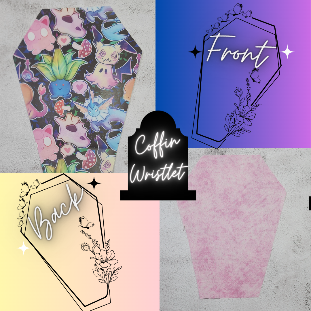CUSTOM | Spooky Mash Up Coffin Wristlet Clutch | Gotta Catch em all | Add on