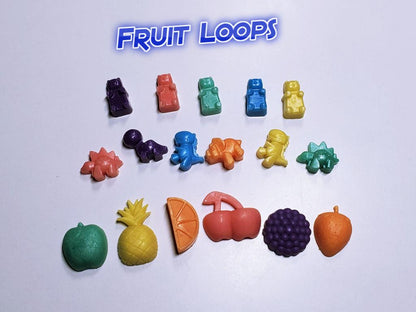 JELLY Soap | Mini Dinosaur Shape | Single Use Soaps | Cloth Wipe Bits