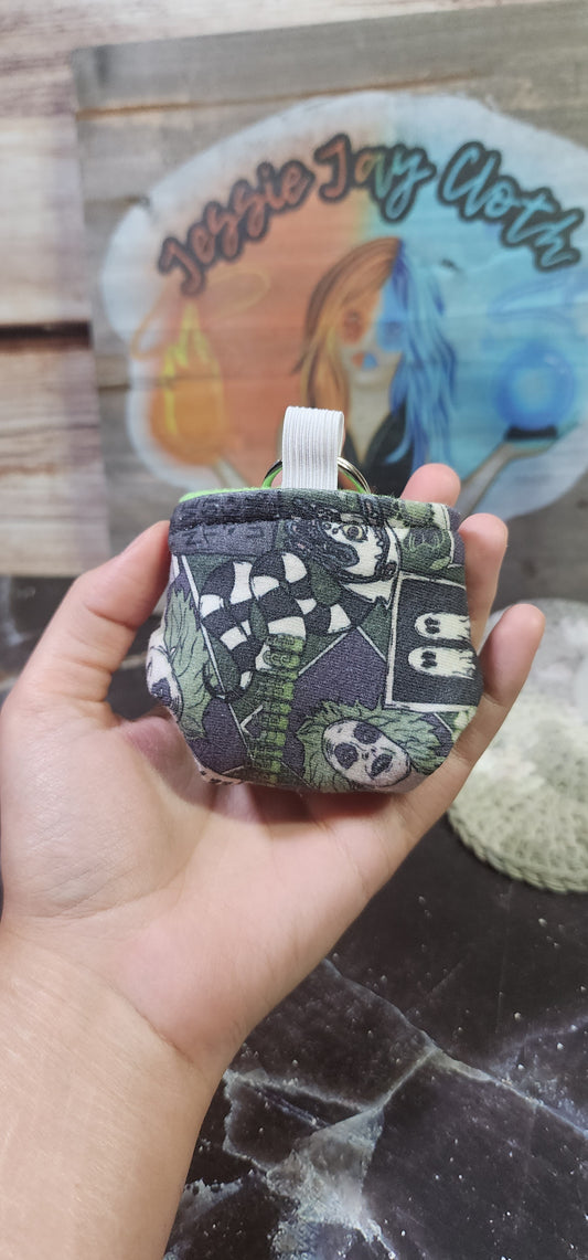 Beetle, Don't trust the living | Large Cloth Diaper Keychain