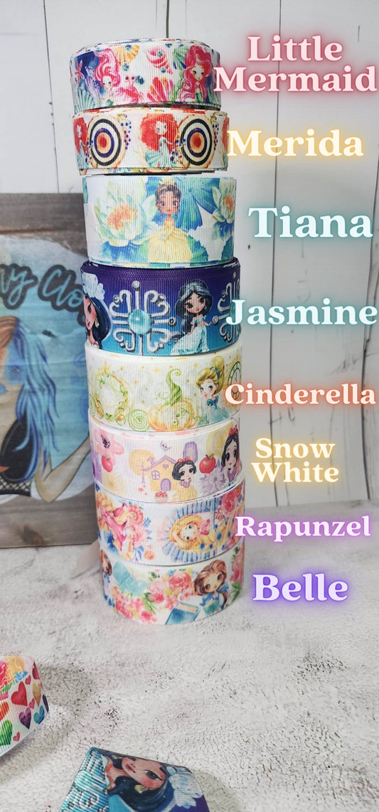 Choose your print | Princess & Autism Awareness Wristlet Key Fobs | Ribbon & Nylon |