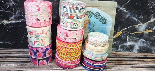 Choose your print | Valentine, Spring, Christmas Wristlet Key Fobs | Ribbon & Nylon |