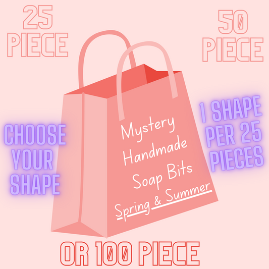 Dive into a Spring & Summer Surprise with Mystery Soap Bits! ☀️ | 25, 50, or 100 pieces!