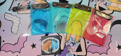 Ready to ship, Vibrant Rick | Moondance  Holder w/clipboard | Spaceship