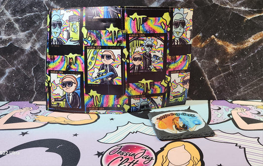 Ready to ship, Vibrant Rick | Moondance  Holder w/clipboard | Spaceship