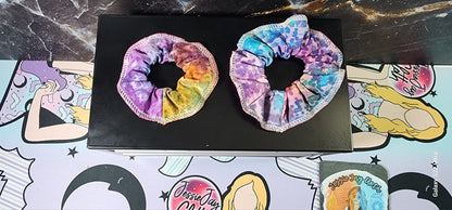 Rainbow Dew Drops Mommy & Me Scrunchies | Variety of prints