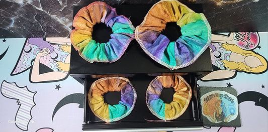 Ombre Tie Dye Mommy & Me Scrunchies | Variety of prints