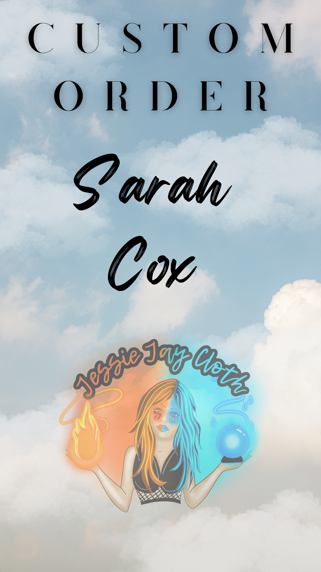 Custom Order Sarah Cox