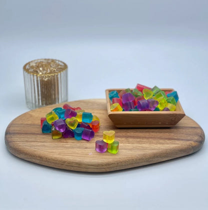 JELLY SOAP |  Mini Heart Shape | Single Use Soaps |