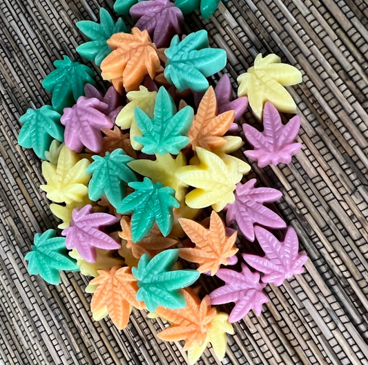 JELLY Tiny Leaf Shaped Hand Soap | 1"L x 0.5"W | Single Use Soap
