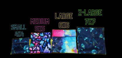 Jelly Fish & Bubbles | Custom PUL Lined Pad Wrapper | Multi Use Wet Bag