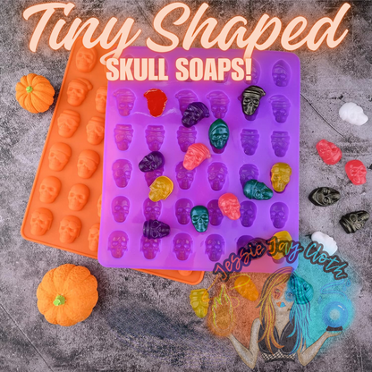 Tiny Skull Soap | Multi or Single Use Soaps | 6 Variations of Skull Shape