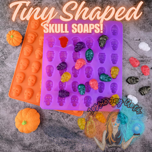 Tiny Skull Soap | Multi or Single Use Soaps | 6 Variations of Skull Shape