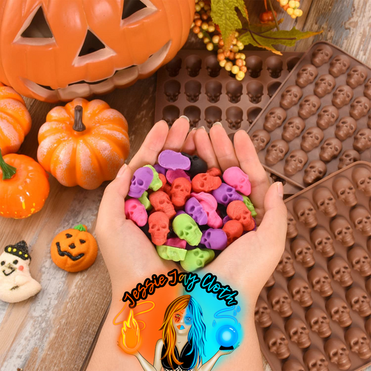 JELLY Soap | Mini Skull Shape | Multi or Single Use Soaps | Cloth Wipe Bits | Bath time