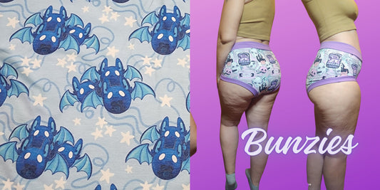 Blueberry Fruit Bat |  Bunzies Underwear | Choose Briefs, Booty, or Super Booty