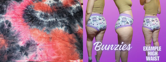 Campfire Tie Dye | Bunzies Underwear | Choose Briefs, Booty, or Super Booty
