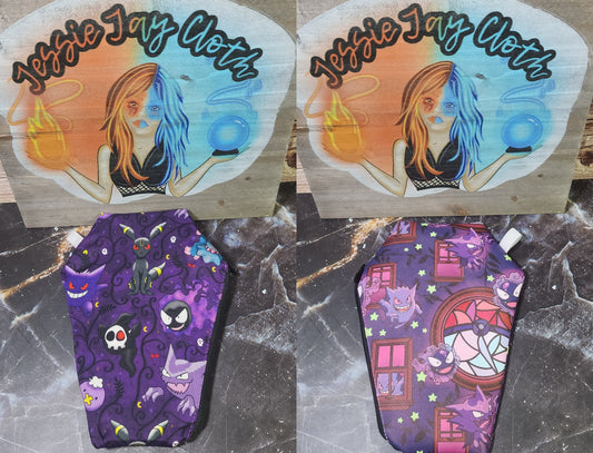 RTS Ghost Type, Gotta Catch em all, Stained Glass  | Coffin Wallet |