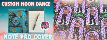Freddy Sweet Dreams | Moondance Note Pad Holder | Comes in 3 Sizes | Stay Organized in Style
