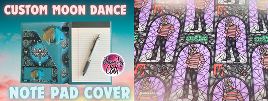 Freddy Sweet Dreams | Moondance Note Pad Holder | Comes in 3 Sizes | Stay Organized in Style