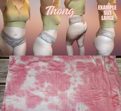 Camo, Tie Dye x6 Prints | Thondlewear, Thongs for every body | Elastic/Knit Bands
