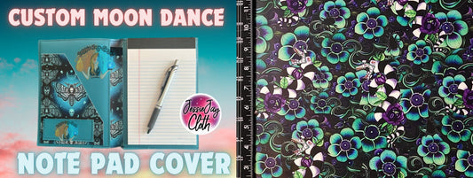 Floral Sandworms Beetle J | Moondance Note Pad Holder | Comes in 3 Sizes |