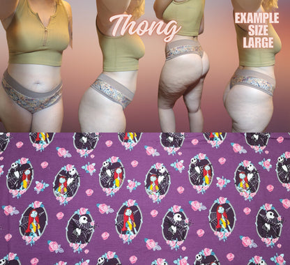 Nerdy, NBC, Magic, Horror x6 Prints | Thondlewear, Thongs for every body | Elastic/Knit Bands