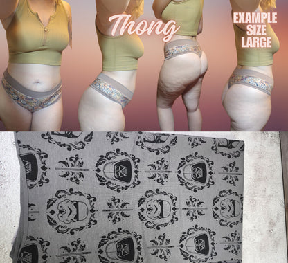 Nerdy, NBC, Magic, Horror x6 Prints | Thondlewear, Thongs for every body | Elastic/Knit Bands