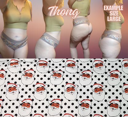 Succulent, Santa, Cactus, x6 Prints | Thondlewear, Thongs for every body | Elastic/Knit Bands