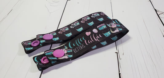 Coffee Before Talkie & Coffee Cups with bow  | Cloth Pad Drying Strap