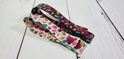 White & Black Popsicle | Cloth Pad Drying Strap | Watermelon | Red, White, Blue