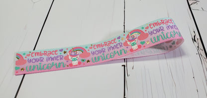 Embrace your inner Unicorn | Ombre & Black  | Cloth Pad Drying Strap |